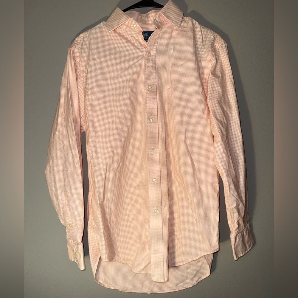 Polo Ralph Lauren Classic Fit Button Down Long Sleeve Dress Shirt size 15 32/33